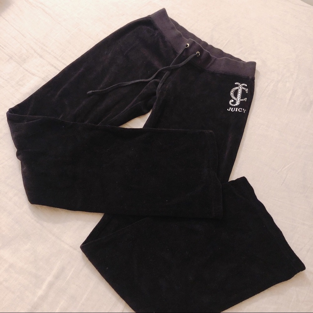 Juicy Couture Black Wide Leg Pant